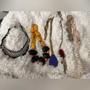 Mixed Anthropologie Women’s Statement Necklace & Headband